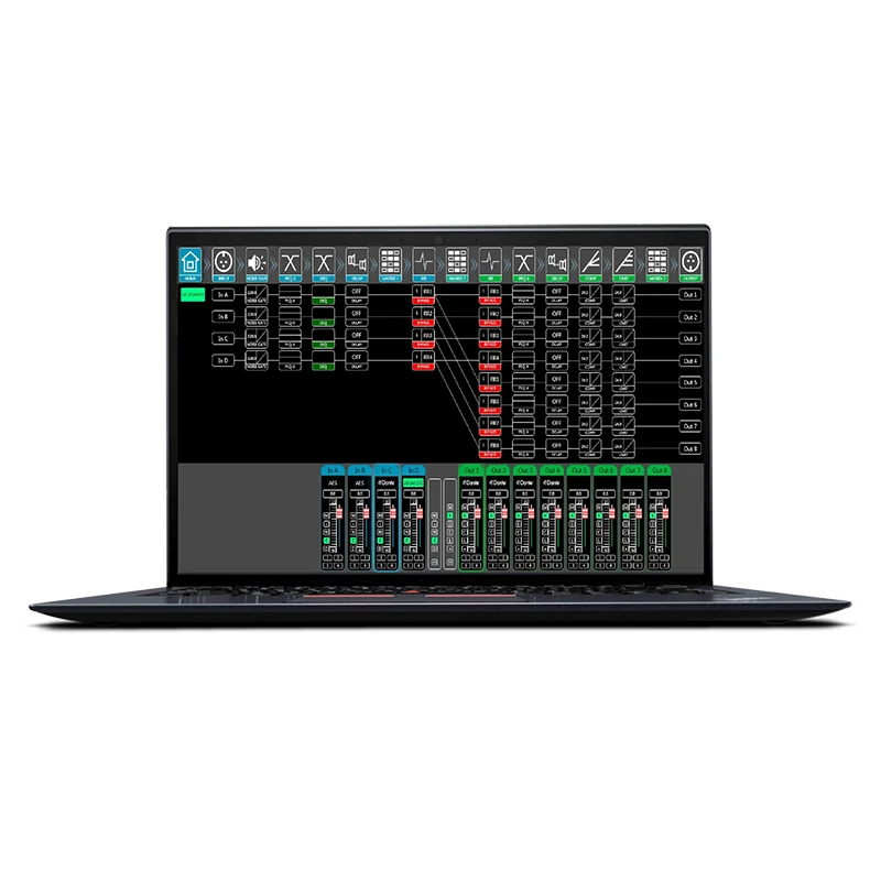 Bộ xử lý quản lý loa Dante 4in 8out 96K