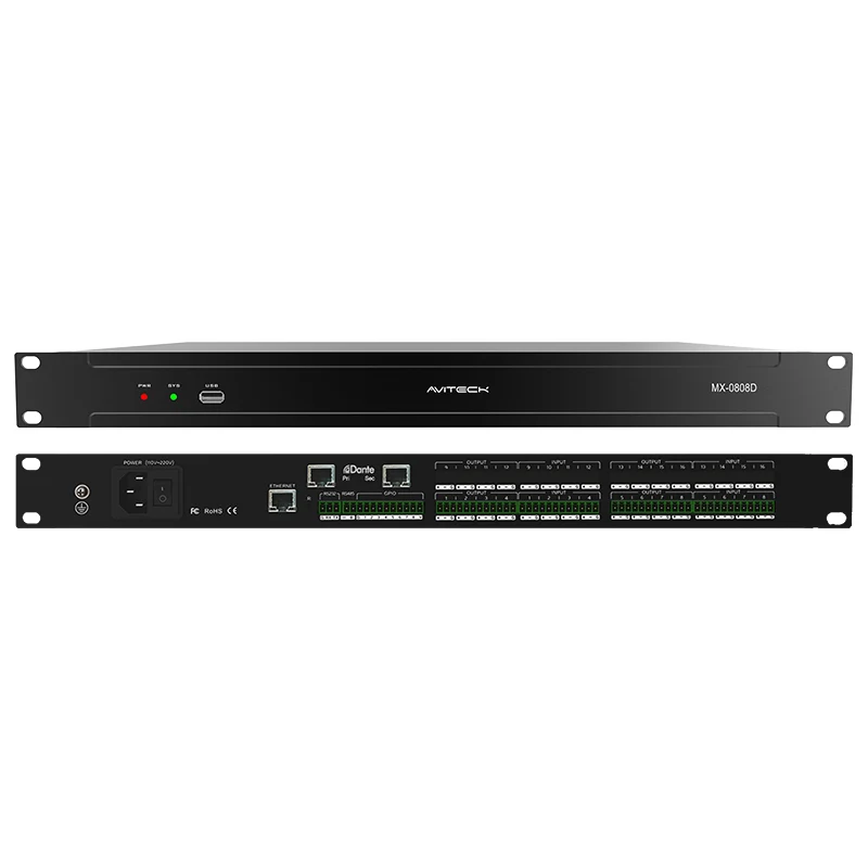 Dante DSP 8 kênh chuyên nghiệp