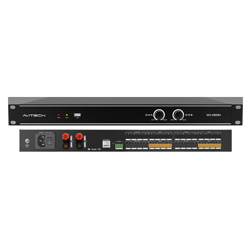 DSP 8CH với bộ khuếch đại 2x150W